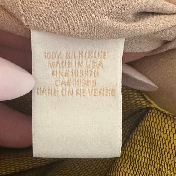 Zac Posen Chartreuse Embellished Pencil Skirt Size 0 - Picture 14 of 14